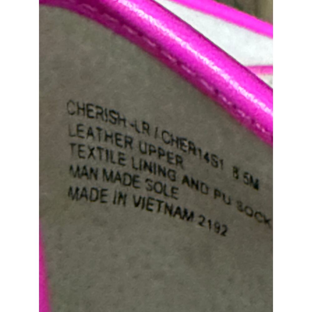 Steve Madden Cherish Pink Block Heels Size 8.5 - Picture 7 of 7